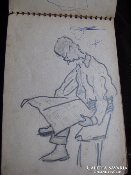 Notebook of sketches from the early 60s