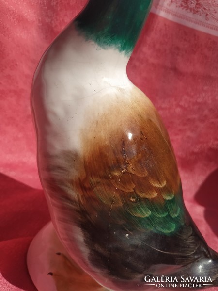 Large porcelain duck, nipp
