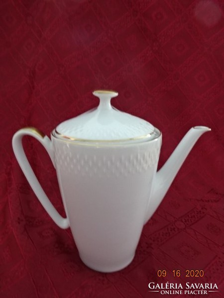 Edelstein Bavarian German porcelain tea pourer, height 21 cm. He has!