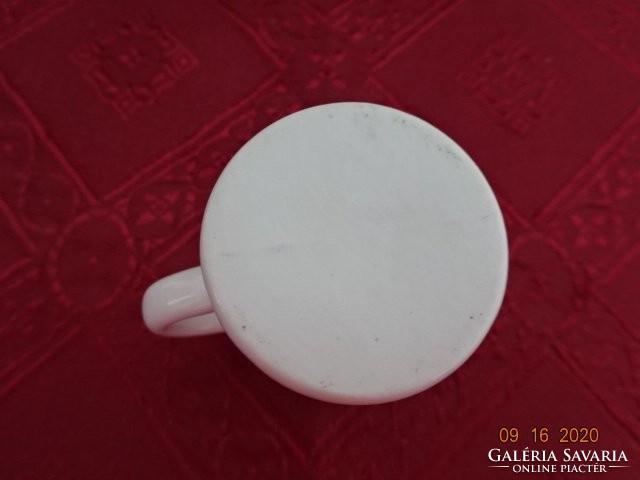 German porcelain mini jug. St. Corona a. Wechsel - memory. Its height is 5.5 cm. He has!