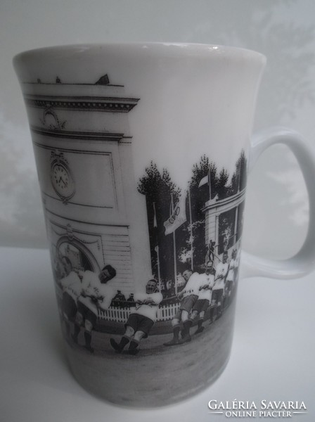 Mug - porcelain - decorated with images of the 1920 Olympics - 2.5 Dl