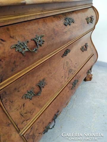 Antique neo-baroque neo baroque furniture sideboard chest of drawers with 3 drawers