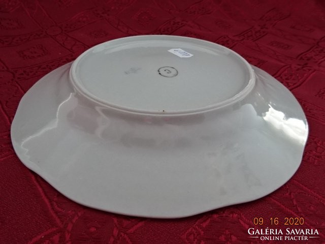 Zsolnay porcelain, antique, cake plate with shield seal. He has!