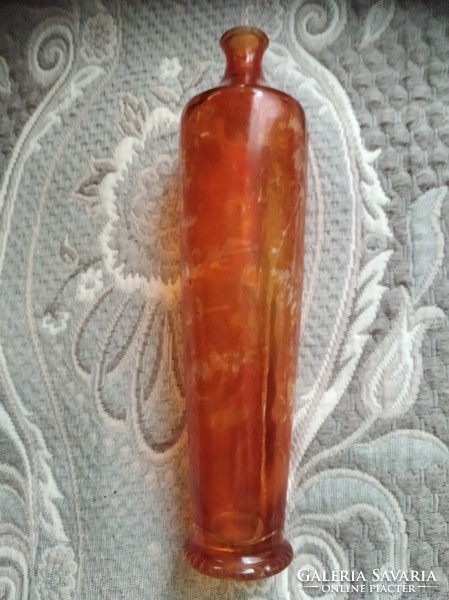 Lengyel régi üveg   32 cm magas