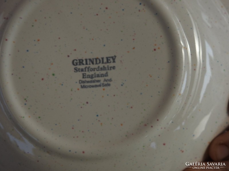 Grindley Staffordshire England angol porcelán étkészlet poharakkal