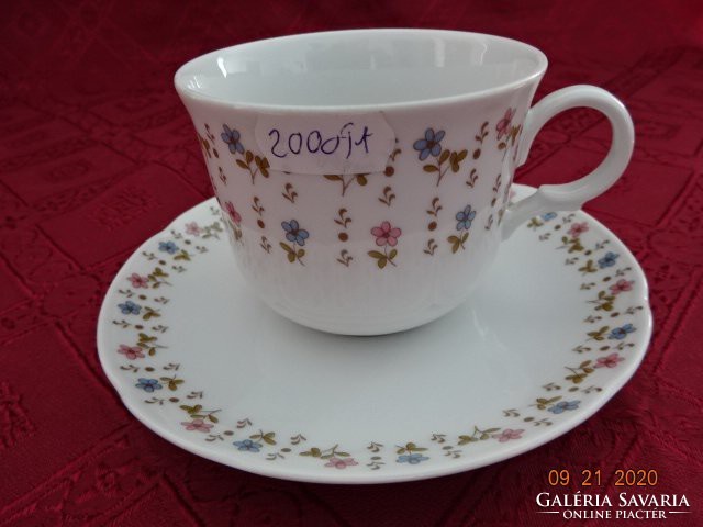 SELTMANN WEIDEN Bavaria német porcelán teáscsésze + alátét. Apró virágos. Vanneki!