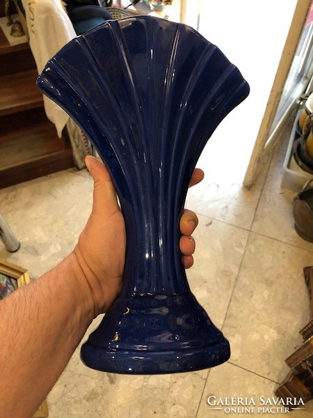 Üveg váza, 30 cm magas, hibátlan állapotban.ritka