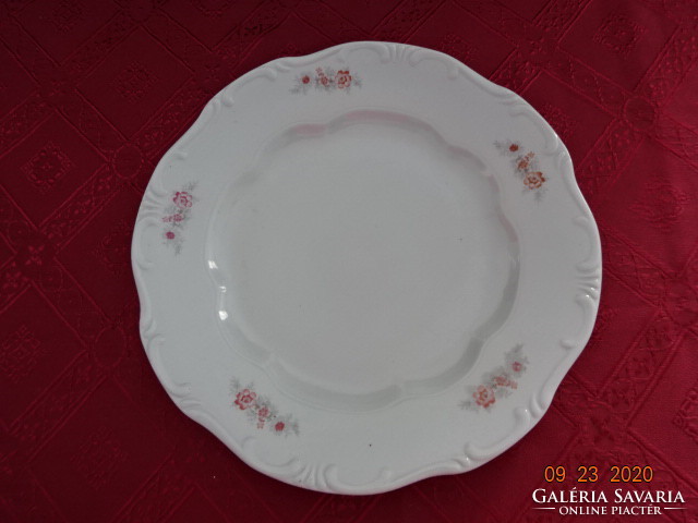 Zsolnay porcelain plate with pink flower. He has!
