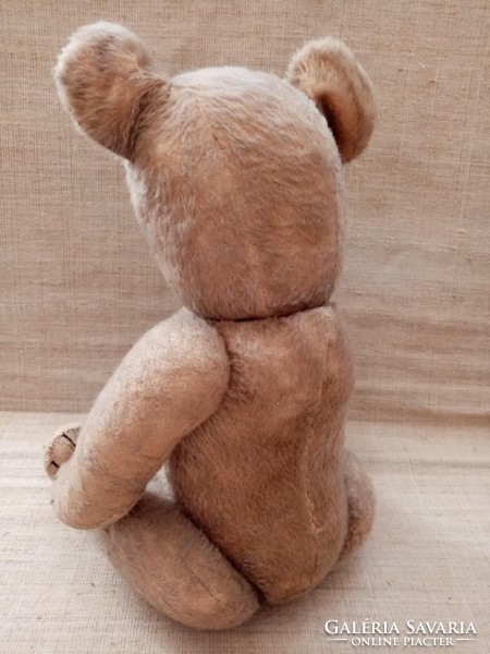 Antique weeping straw teddy bear rarity