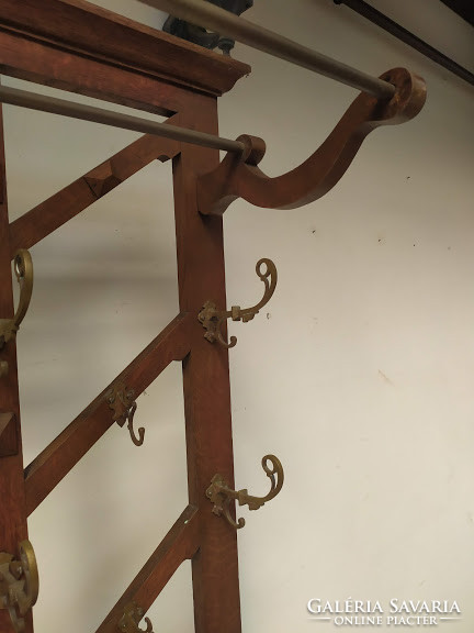Antique large hanger with decorative mirrored hallway wall hardwood hallway wall early 1900s