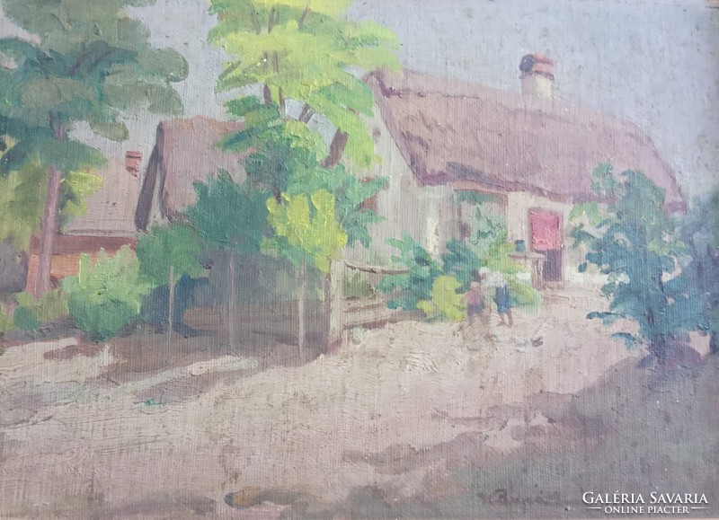 Oil painting signed around 1900