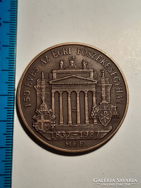 150 Years of the Eger Cathedral Commemorative Medal 1987