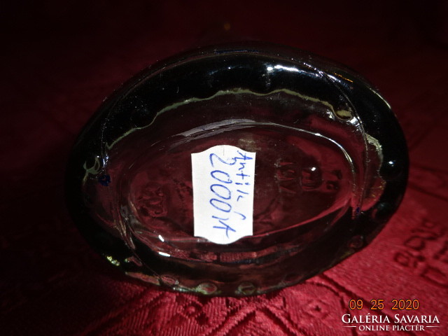 Antique brandy glass, on an oval base with a round mouth, height 32 cm. He has!