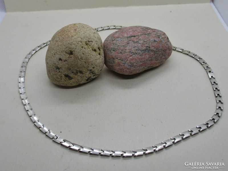 Beautiful old pattern silver necklace