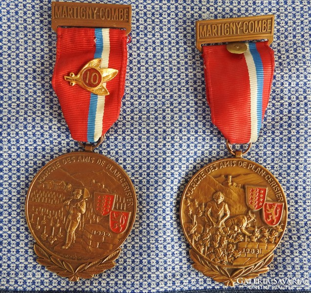 Marche des amis de plan cerisher commemorative medal - from medal collection