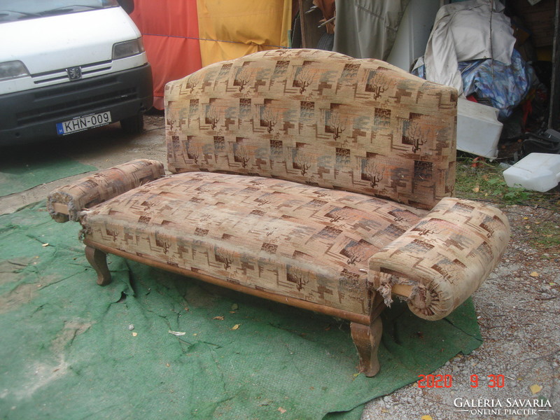 Antik, restaurálandó, kanapé