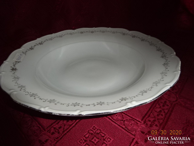 German porcelain deep plate, extra deep, diameter 24.5 cm. He has!