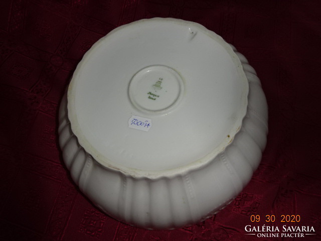 Zsolnay porcelain, antique, side dish with shield seal, diameter 24.5 cm. He has!