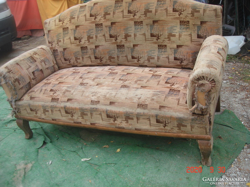 Antik, restaurálandó, kanapé