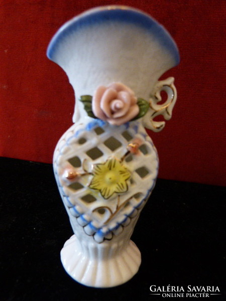 3 Pcs. Old porcelain vase, statue.