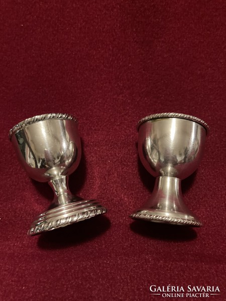 Antique / 1800s / silver egg holders! Their weight is 83 grams!!