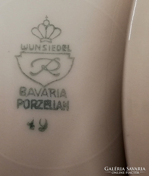 Bavaria porcelán kávés, teás, reggeliző szett, csésze