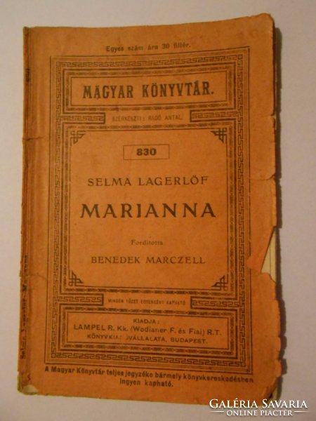 Selma Lagerlöf: Marianna