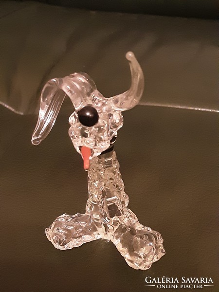 Glass puppy - charming glass figurine