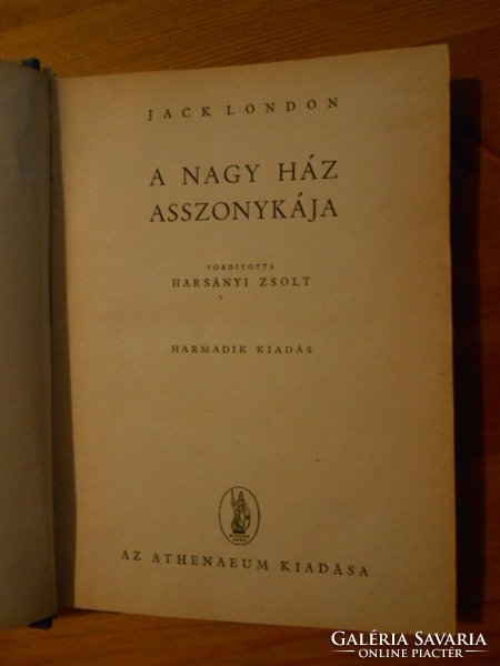 Jack London: A nagy ház asszonykája