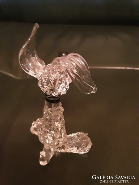 Üveg kutyus - bűbájos üveg figura