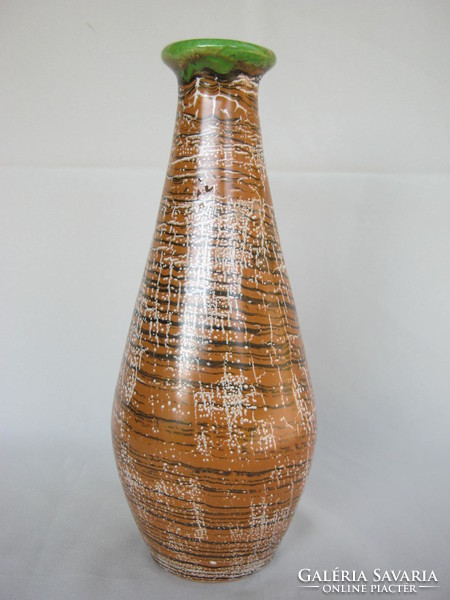 Kerezsi Gyöngyi iparművész kerámia retro váza