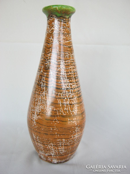 Kerezsi Gyöngyi iparművész kerámia retro váza