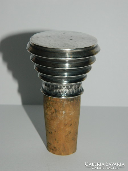 Antik 835 ezüst dugó parafával 