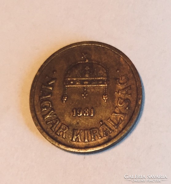 2 Fillér 1931 Kingdom of Hungary coin money coin bronze