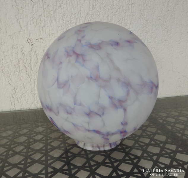 Glass art purple lampshade - lampshade