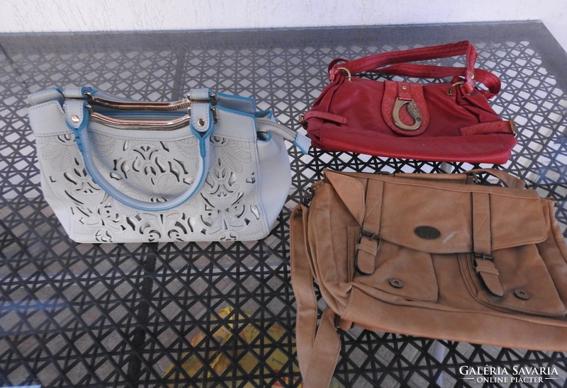 Leather side bag - women's handbag