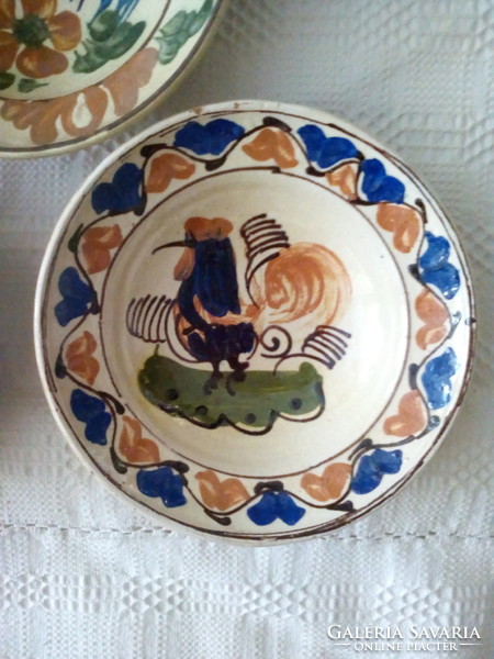Transylvanian rooster plate, wall plate - corundum