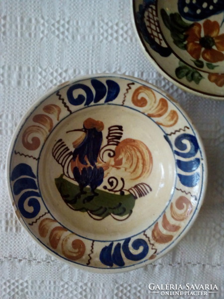 Transylvanian rooster plate, wall plate - corundum
