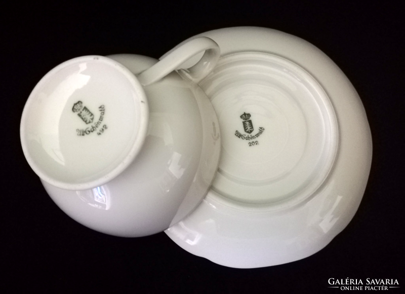 Discounted! 3 pcs antique german schönwald porcelain tea set