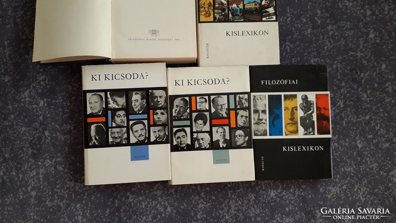 Lexikonok1968-1975 egy csomagban (öt lexikon)