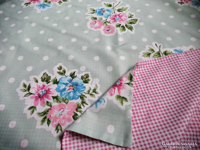 Floral, polka dot, checkered bedding set