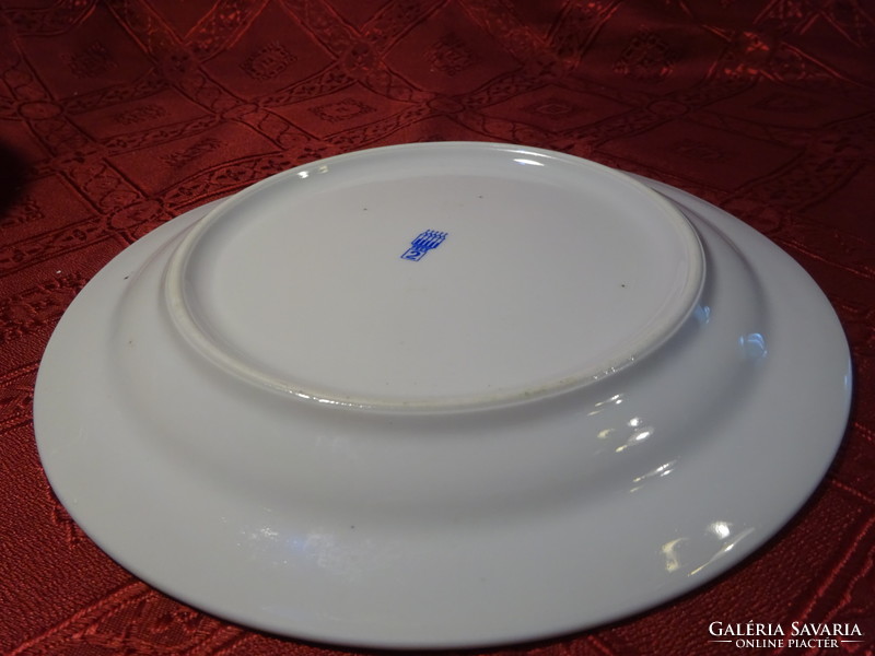 Zsolnay porcelán süteményes tányér, átmérője 19,5 cm. Vanneki!