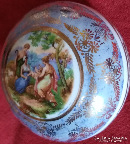 Alt Wien cseh porcelán bonbonier ékszertartó a ,XX.szd első feléből
