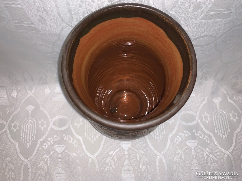 Large vase from Hódmezővásárhely, 28 cm.