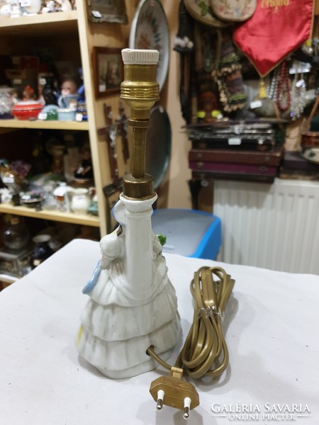 Régi német porcelán lámpa 