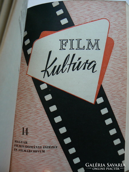 FILMKULTÚRA 1962 MÁRC.- ;(11.-14.. SZÁM); 500 PÉLDÁNY)  EGYBEKÖTVE KÖNYV JÓ ÁLLAPOTBAN