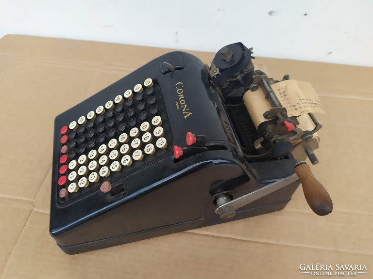 Antique cash register calculator machine shop equipment collection piece