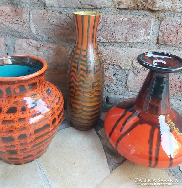 Retro vázák váza, egyben eladók ,nosztalgia darabok német kerámia váza mid-century modern