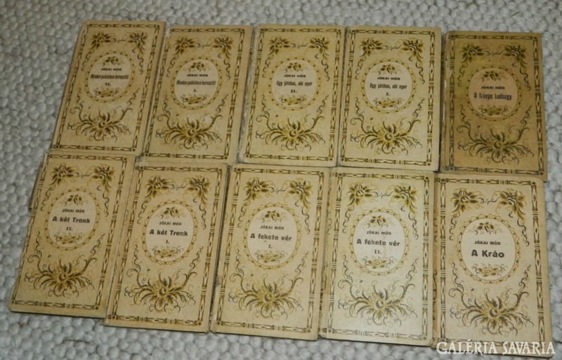 Réva edition > works by Mór Jókai: 10 volumes