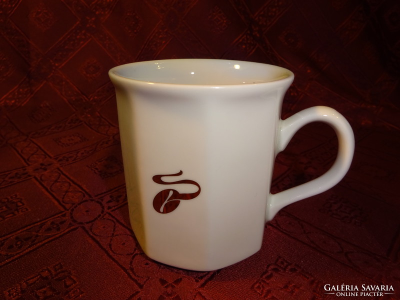 German porcelain mug, tchibo coffee, height 8.5 cm. He has!
